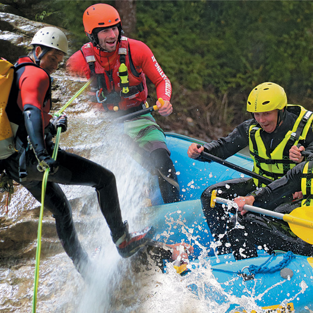 Rafting Canyoning Paintball Wochenende