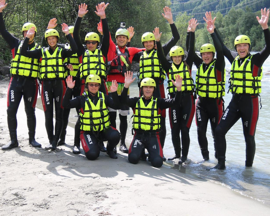 Firmenausflug Kärnten Rafting